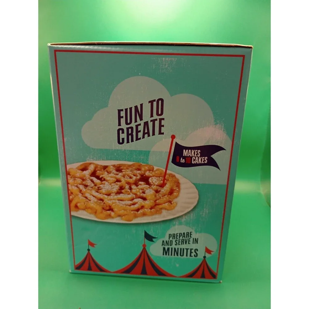 Funnel Cake Kit Makes Up To 8-10 Cakes Includes Funnel Cake Picher And Cake Ring